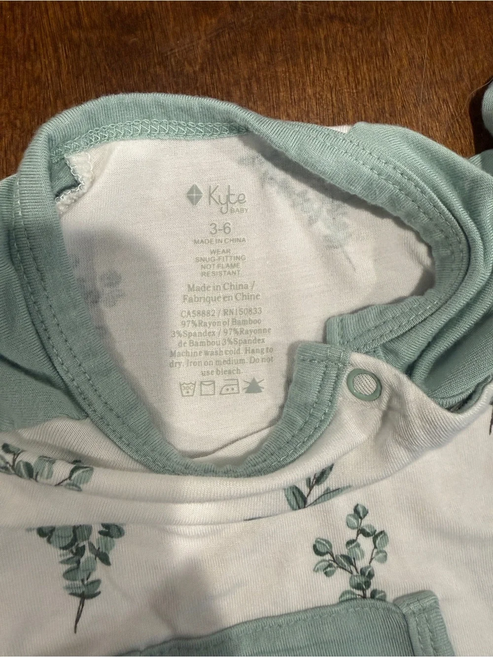 Kyte BABY Eucalyptus Shortall Romper